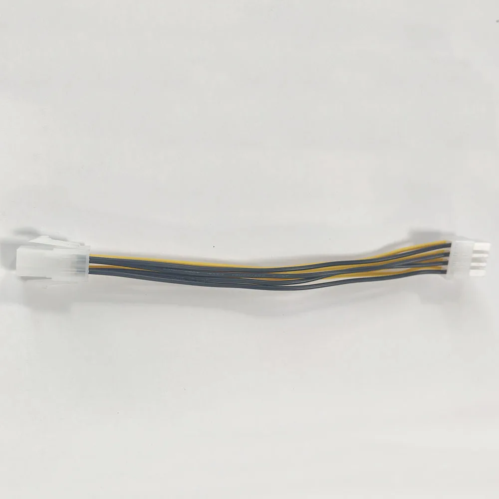 1 Uds 12V 4 pines macho a 8 pines Cable de alimentación de Cpu ATX 4 pines macho a 8 pines EPS Cable de alimentación adaptador fuente de alimentación de CPU - imagen 4