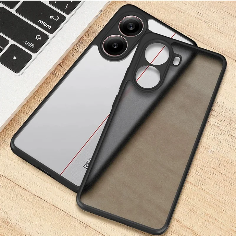 Para OnePlus Nord CE5 Funda OnePlus Nord CE5 Funda Coque mate transparente PC a prueba de golpes TPU transparente contraportada OnePlus Nord CE5 - imagen 3