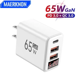 Cargador Pared USB-C Carga Rápida para iPhone Samsung Xiaomi