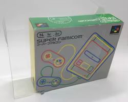 Protector de caja transparente para Nintendo Super Famicom/SFC, caja de almacenamiento TEP, estuche de exhibición transparente