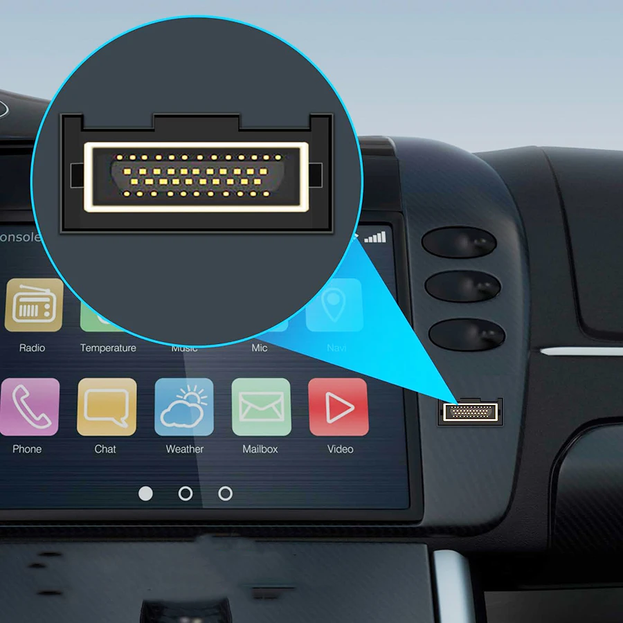 Cable HD tipo E macho A hembra para sistema automotriz de coche, Cable de extensión de bloqueo, conector A/V Multimedia HDTV, 1,5 m, 1080P - imagen 4