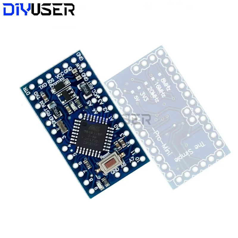 DIYUSER-Placa de desarrollo para Arduino, ATMEGA328P Pro Mini 328 Mini ATMEGA328 5V/16MHz ATMEGA328 3,3 V 8MHz - imagen 4