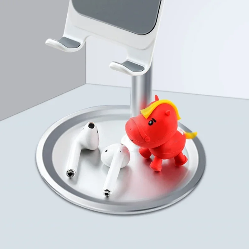 Soporte para teléfono y tableta, soporte de escritorio ajustable para iPhone, Samsung, soporte para teléfono móvil y tableta de aleación de escritorio - imagen 4