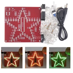 Kit de electrónica educativo LED con altavoz para soldadura escolar