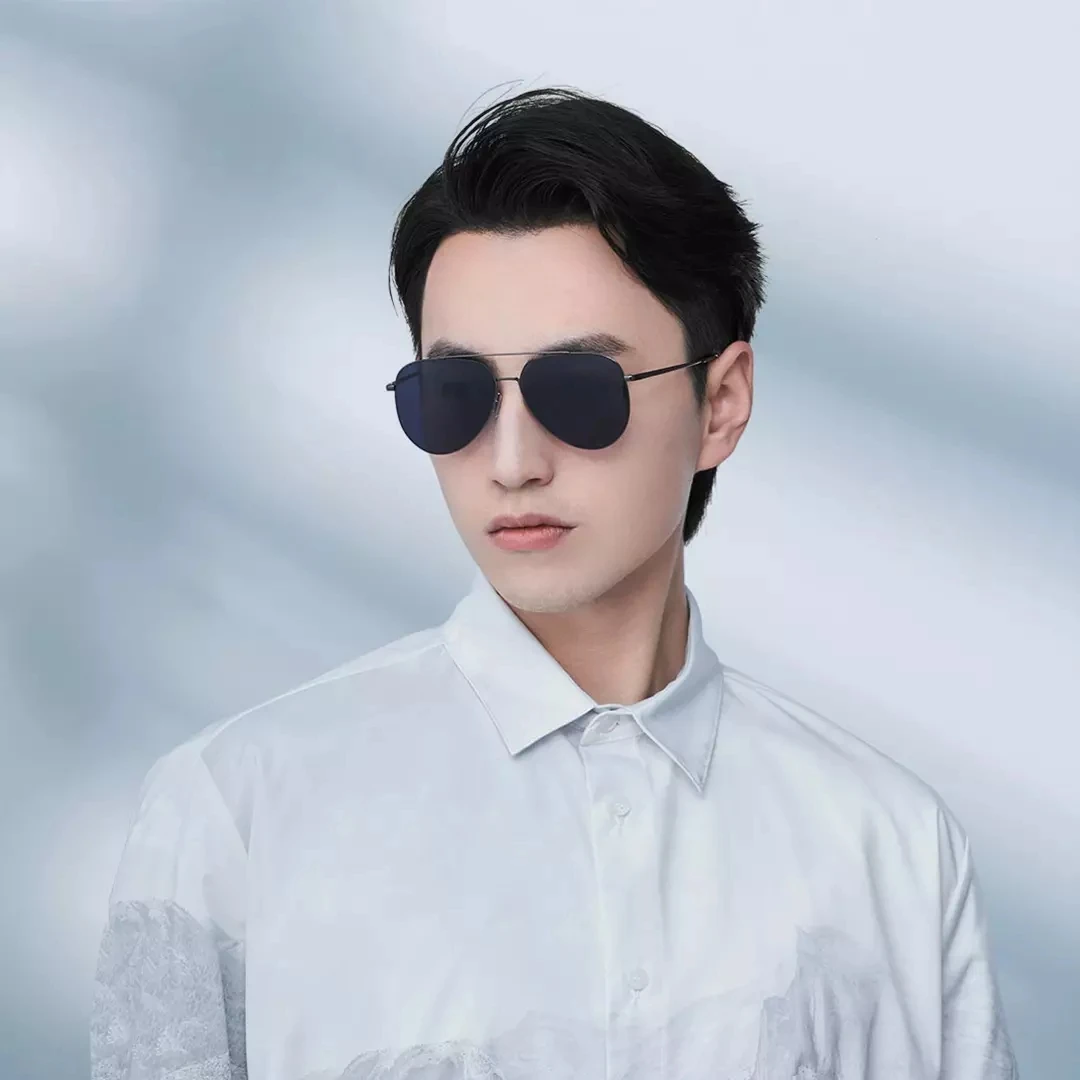 Xiaomi-gafas de sol Mijia, lentes de Aviador clásicas para conducir al aire libre, conductores de viaje, conducción, Anti-UV, sin tornillos - imagen 2