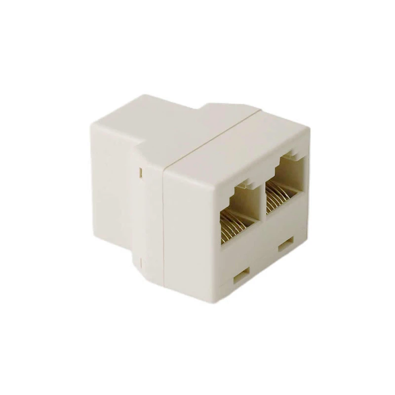 Adaptador divisor RJ45 dual de 1 a 2, puerto hembra CAT5/6 LAN, enchufe Ethernet, conexión de red, adaptador divisor P15 - imagen 5