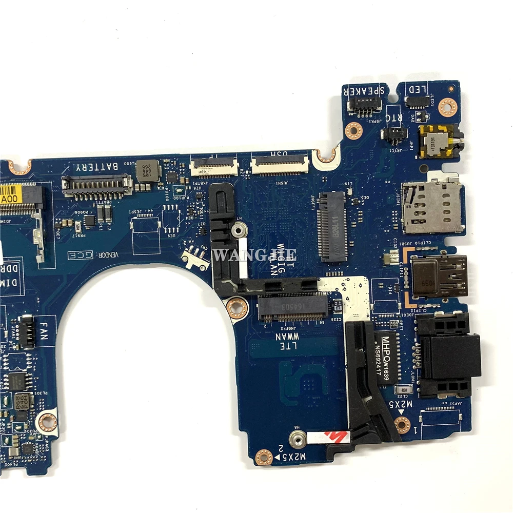 Para Dell Latitude 7480 E7480 placa base de computadora portátil CN-03V9YR 03V9YR 3V9YR CAZ20 LA-E132P REV: 1,0 con SR2ZW I3-7100U reacondicionado - imagen 5