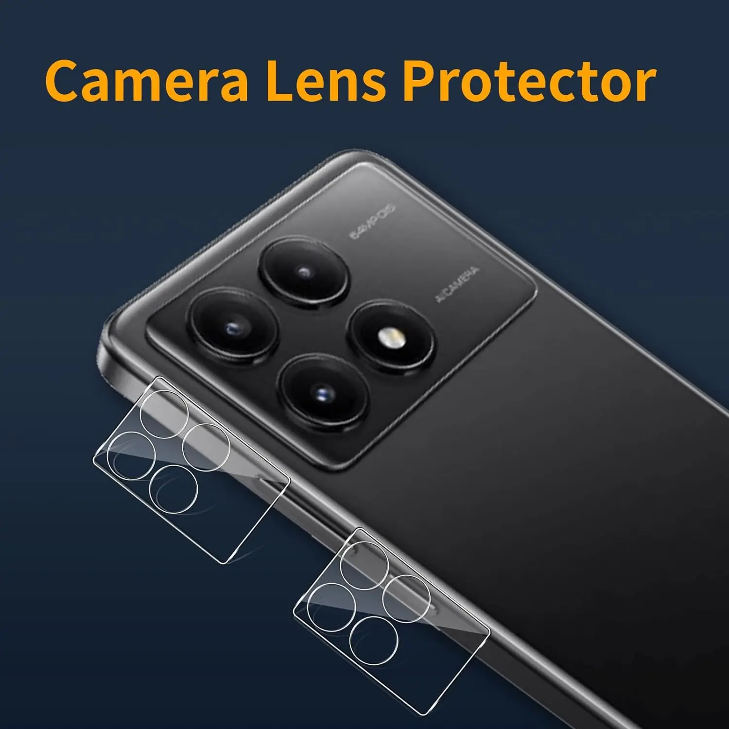Vidrio Templado 3D 9H para POCO X6 Pro, Protector de lente de cámara completa para Xiaomi POCO X6Pro - imagen 2