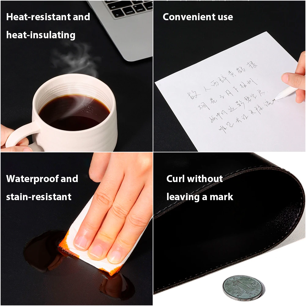 Alfombrilla de ratón impermeable y resistente a las manchas, almohadilla de ratón multicolor para ordenador de escritorio, almohadilla de teclado - imagen 4