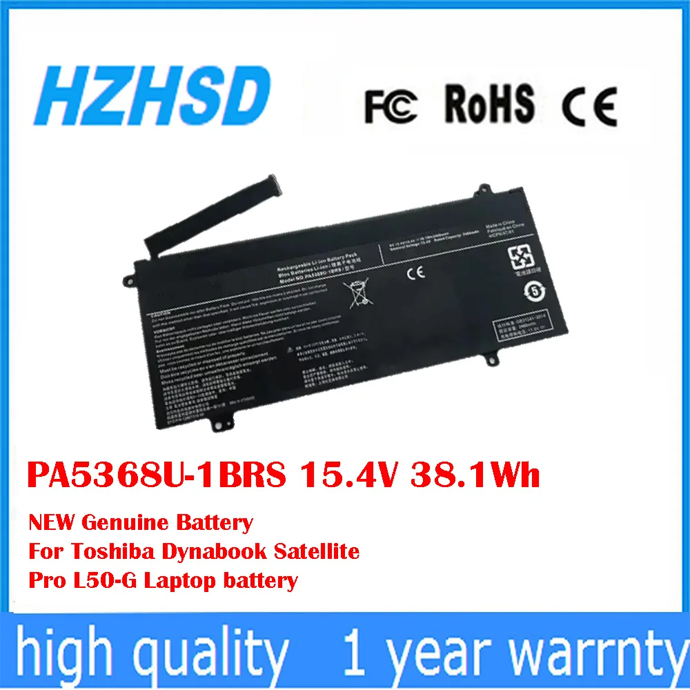 PA5368U-1BRS 15,4 V 38,1Wh nueva batería genuina para Toshiba Dynabook Satellite Pro L50-G batería de ordenador portátil