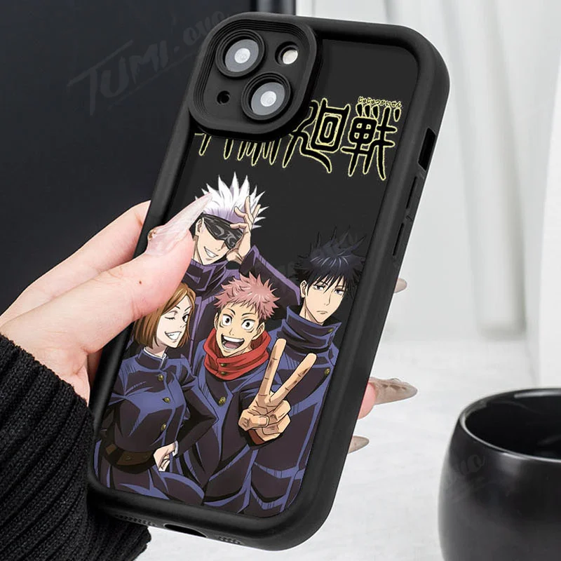 Jujutsu Kaisen Gojo Satoru funda de teléfono para Samsung Galaxy S24 Ultra S23 FE S22 S21 Plus FE A54 A34 A14 A73 A53 A33 5G contraportada - imagen 5