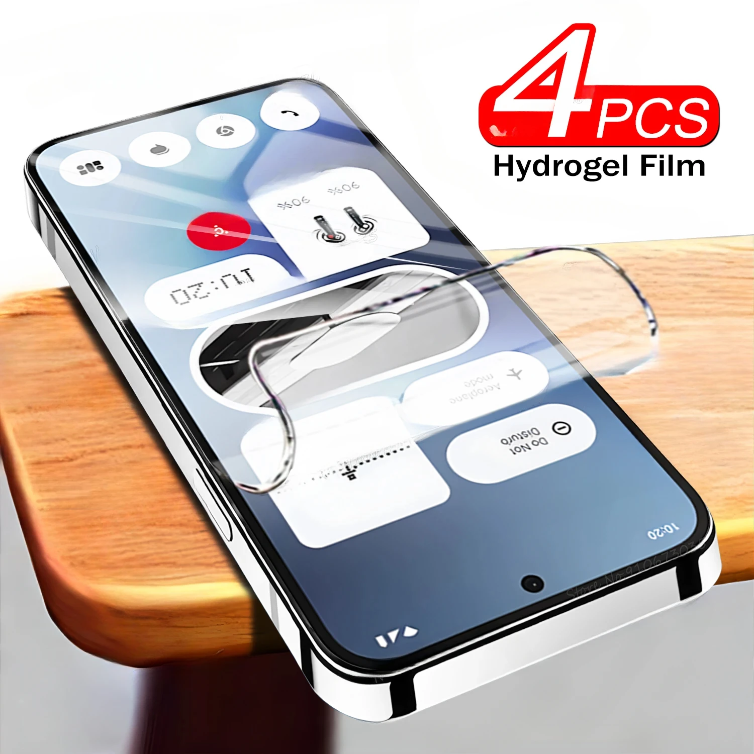 4 Uds cubierta completa película de hidrogel HD para nada teléfono 2 2A protectores de pantalla ultradelgados para nada CMF teléfono 1 película de Gel no vidrio