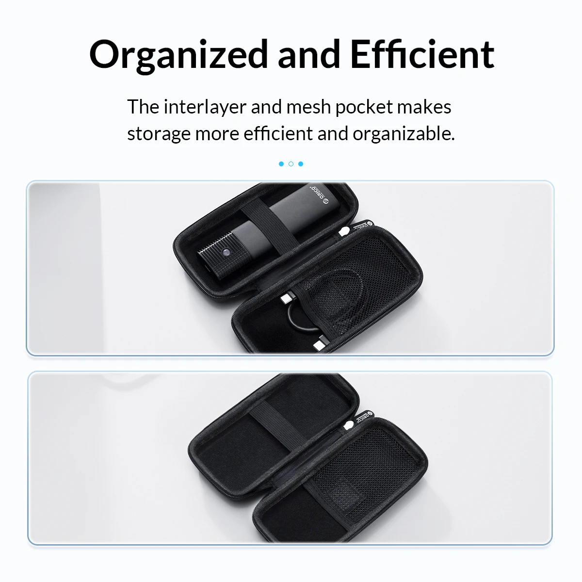 ORICO-funda protectora para disco duro externo M.2, bolsa de almacenamiento colorida de gran capacidad, 2,5 pulgadas, 3,5 pulgadas disco duro - imagen 5
