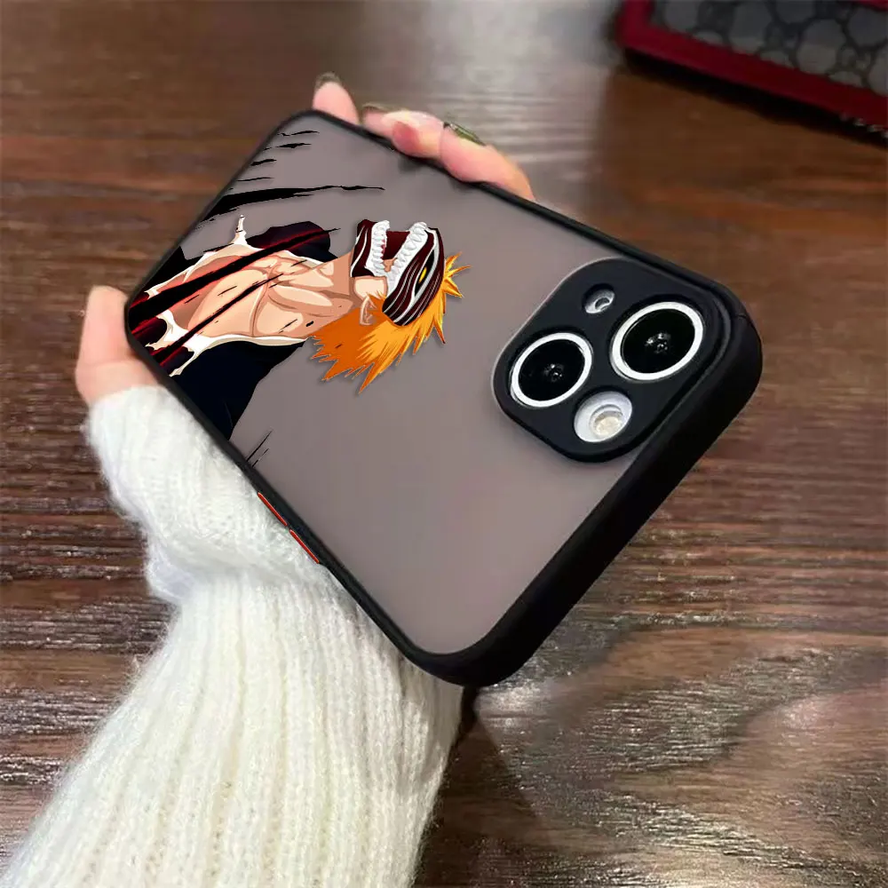 Funda de teléfono mate de Anime Bleach Death para Infinix NOTA HOT 11 12 20I 60 30 SMART SPARK 6 8 9 10 8 8P 20 POVA 3 ZERO - imagen 2