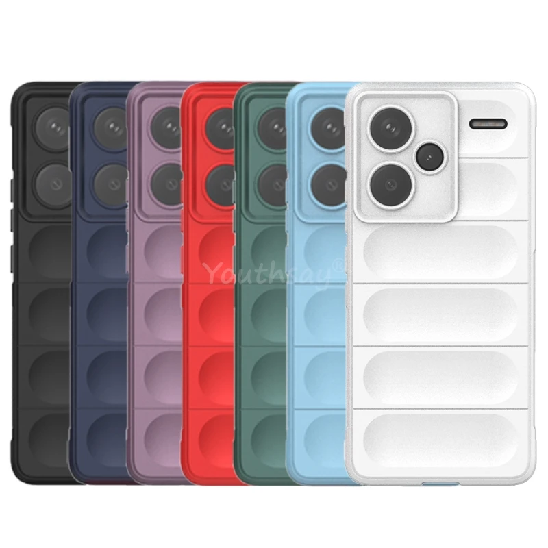 Para Xiaomi Redmi Note 13 Pro Plus funda protectora de silicona TPU a prueba de golpes funda de teléfono funda anticaída Redmi Note 13 Pro Plus