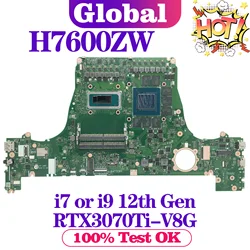 Placa base ASUS para portátil Intel Core i7/i9 de 12.ª generación