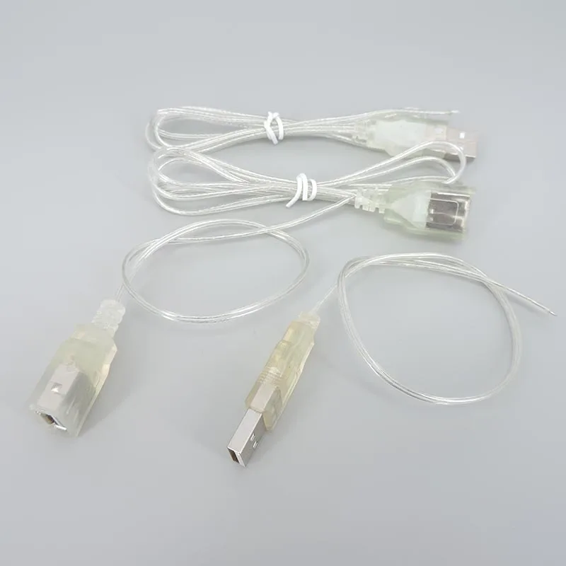 Cable de alimentación USB DC 5V, 2 pines, 4 pines, USB 2,0 tipo A, conector macho hembra, conector Jack 26awg, Cable de extensión de Cable de carga - imagen 4