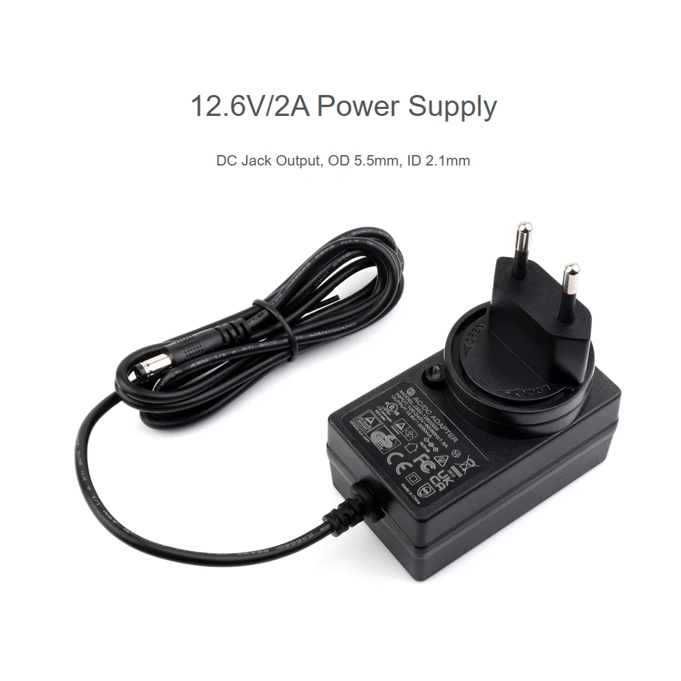 Fuente de alimentación PSU-12.6V2A-5.5-2.1 - imagen 5