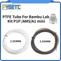 Tubo PTFE 4mm OD 1,75mm ID para Bambu Lab