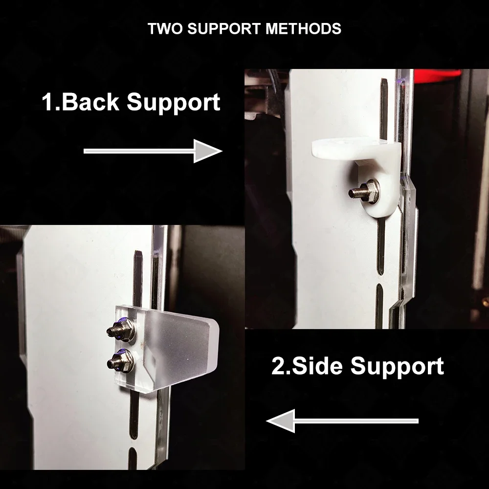 Soporte de tarjeta de Video personalizable ARGB Vertical MOD GPU, soporte blanco PC VGA, soporte de chasis, enfriador de agua personalizado, 5V, 3 pines AURA - imagen 4