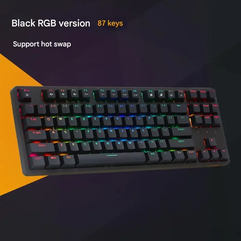 IROK FE87 interruptor magnético Gaming E-sport Teclado mecánico inalámbrico RGB batería larga personalizado intercambio en caliente accesorios de PC para juegos - imagen 5
