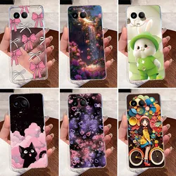 Funda Silicona Transparente Realme 11X 5G – Conejo Amor Divertido