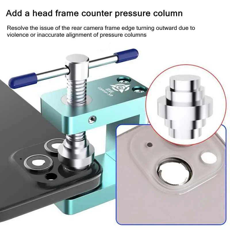 Lanrui S9 profesional removedor de marco de cámara trasera sin daños herramienta de desmontaje de reparación de marco de lente de cámara IP - imagen 2