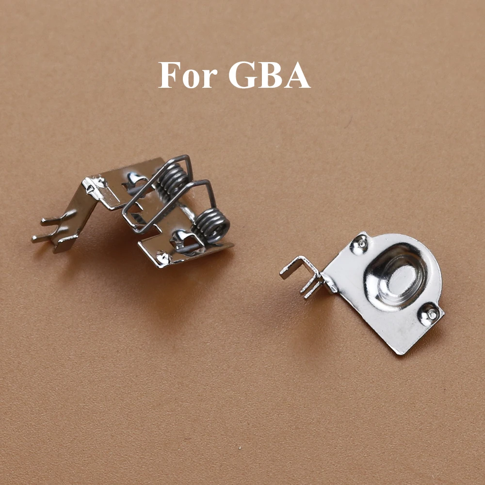 1 Juego para GB GBC GBA GBP placa base y terminales de batería de carcasa soporte de batería de contactos de resorte para consola GameBoy Advance Color - imagen 5