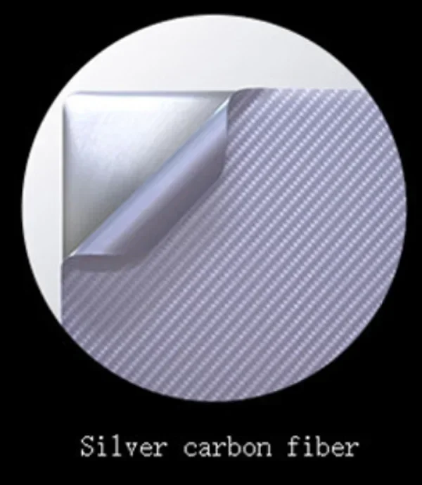 Silver carbon fiber