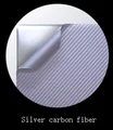 Silver carbon fiber