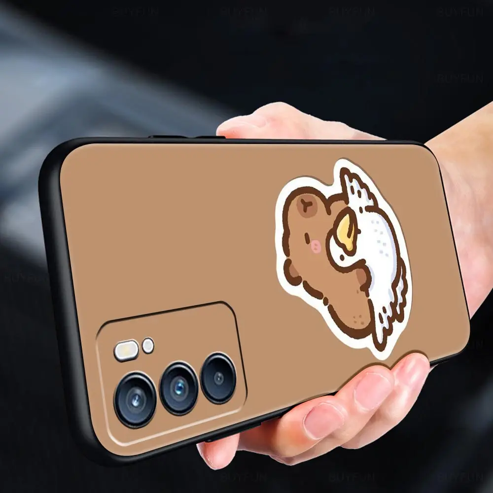 Funda emparejada de capibara de animales de dibujos animados para Oppo A54 A53 A52 A9 A15 A76 A74 A57 A31 Find X6 Pro X5 Reno8 Reno7 Reno6 Pro 5G - imagen 5
