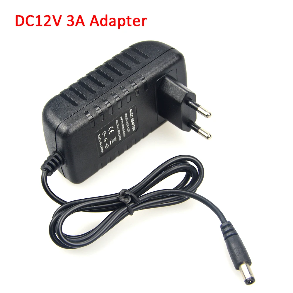 Adaptador de fuente de alimentación para cámara CCTV, Cargador Universal para luz LED, CA 220V, 110V, 85-265V a cc 12V, 1A, 2A, 3A, 5A, 6A, 8A - imagen 5