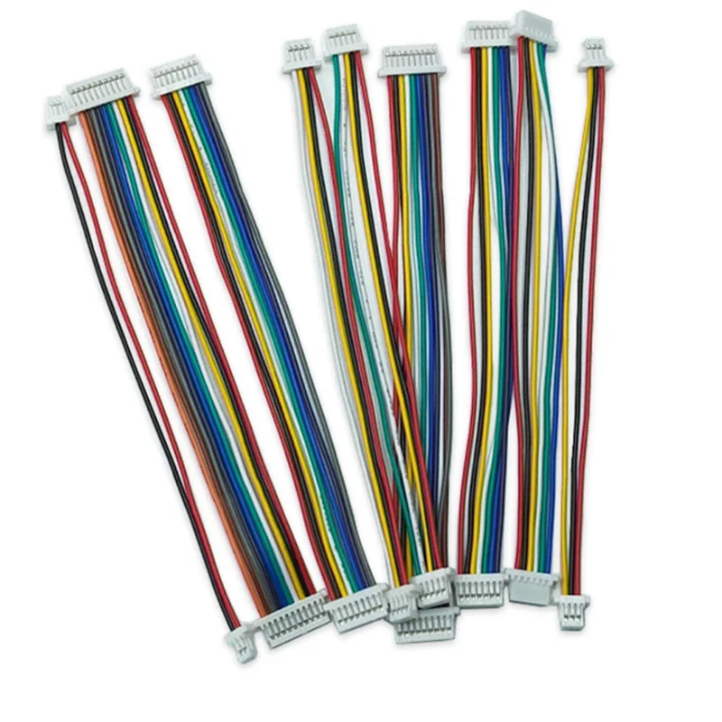 Mini JST SH 1,0mm paso hembra enchufe Terminal conector de Cable SH 1mm 2 3 4 5 6 7 8 pines 10CM 28AWG Cable de cables electrónicos - imagen 5