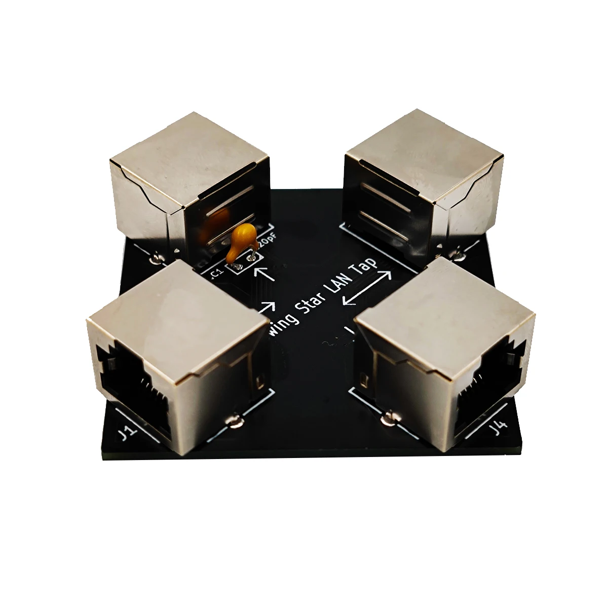 Grifo Ethernet pasivo para lanzar Star LAN Tap Network Packet Capture Mod Réplica Monitoreo Comunicación Ethernet - imagen 3