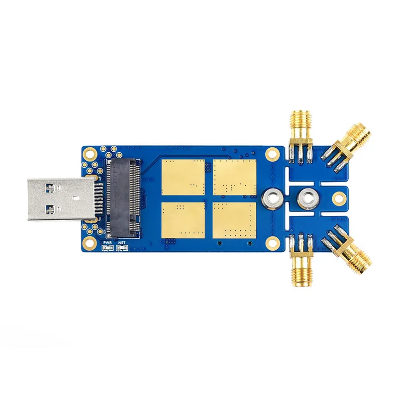 Dongle USB 5G M.2 KEY B a placa de expansión USB 3,1 para Raspberry Pi 4 Compatible con RM520N-GL RM500Q-GL RM502Q-AE RM530N-GL SIM8200 - imagen 3