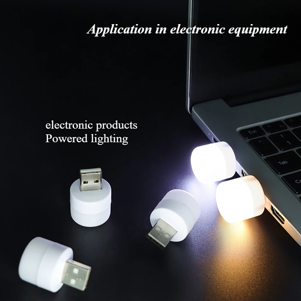 Mini lámpara LED con luz USB, luces para mesa, enchufe para habitación, lectura de libros nocturnos, artículos de decoración, protecciones oculares blancas cálidas, dormitorio al por mayor - imagen 5