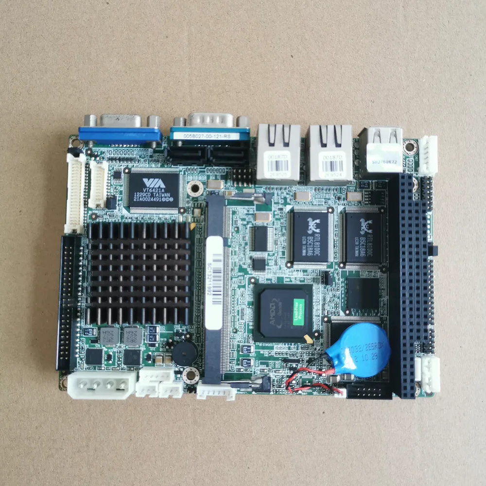 WAFER-LX-800-R12 Placa base de control industrial con puerto de red dual de 3,5 pulgadas, chipset SATA LX800 VIA - imagen 2