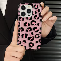 Funda protectora de Airbag de leopardo con diseño de moda para iPhone 16, funda para iPhone 11 13 14 15 Pro 12 Pro XS Max XR X XS 8 7 Plus SE2