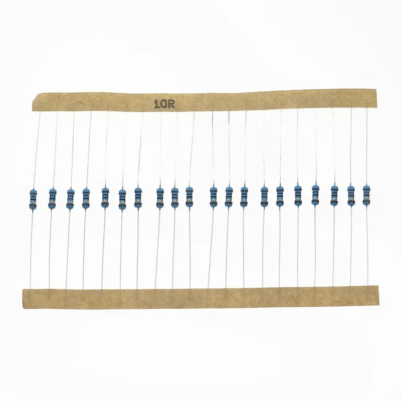 1000 unids/caja 50 valores 1/4W 1Ω ~ 10MΩ juego surtido de resistencias de película metálica 1% - imagen 5