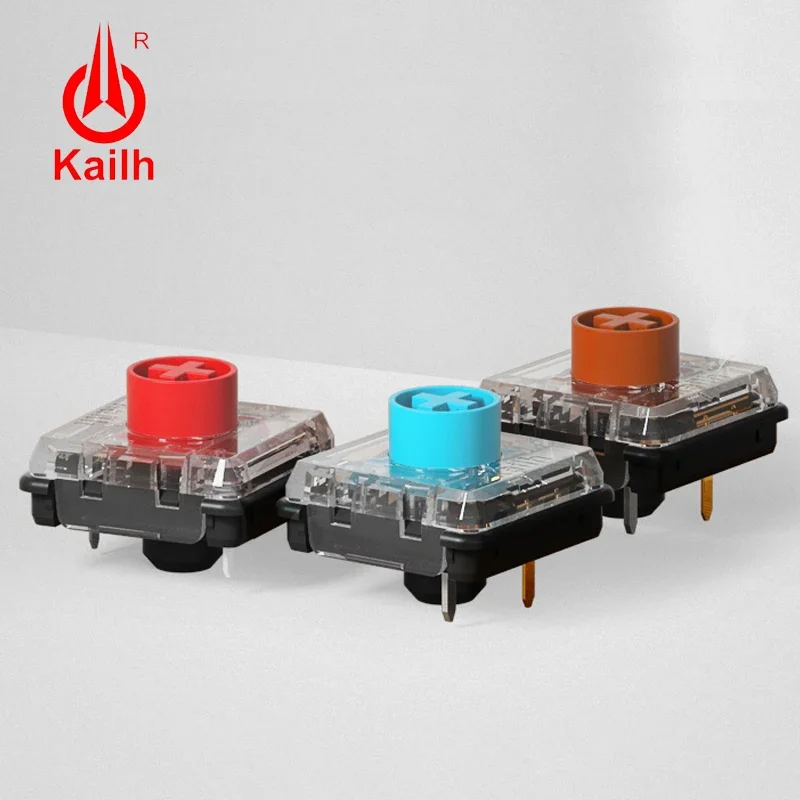 Kailh Choc V2 interruptor de perfil bajo 1350 Chocolate V2 interruptores de teclado mecánico personalizado DIY Clicky táctil lineal azul rojo marrón