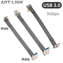 Cable USB 3.0 A Macho a Micro-B Plano 90º – 3 a 300cm