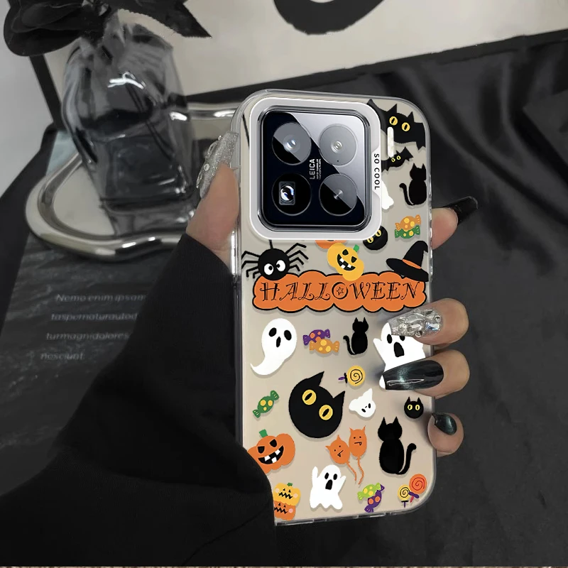 Funda esmerilada de Halloween fantasma blanco para Xiaomi Mi 15 14 14T 13 13T 12 12T 12X 12S 11 Lite POCO F6 F5 X6 X5 X3 M6 Pro 5G 4G - imagen 4