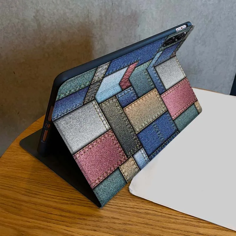 Figura geométrica empalme fresco para Huawei MediaPad MatePad Air M6 M5 M2 T10s T5 C5e 10 11 12X10,8 SE Pro funda para tableta - imagen 5