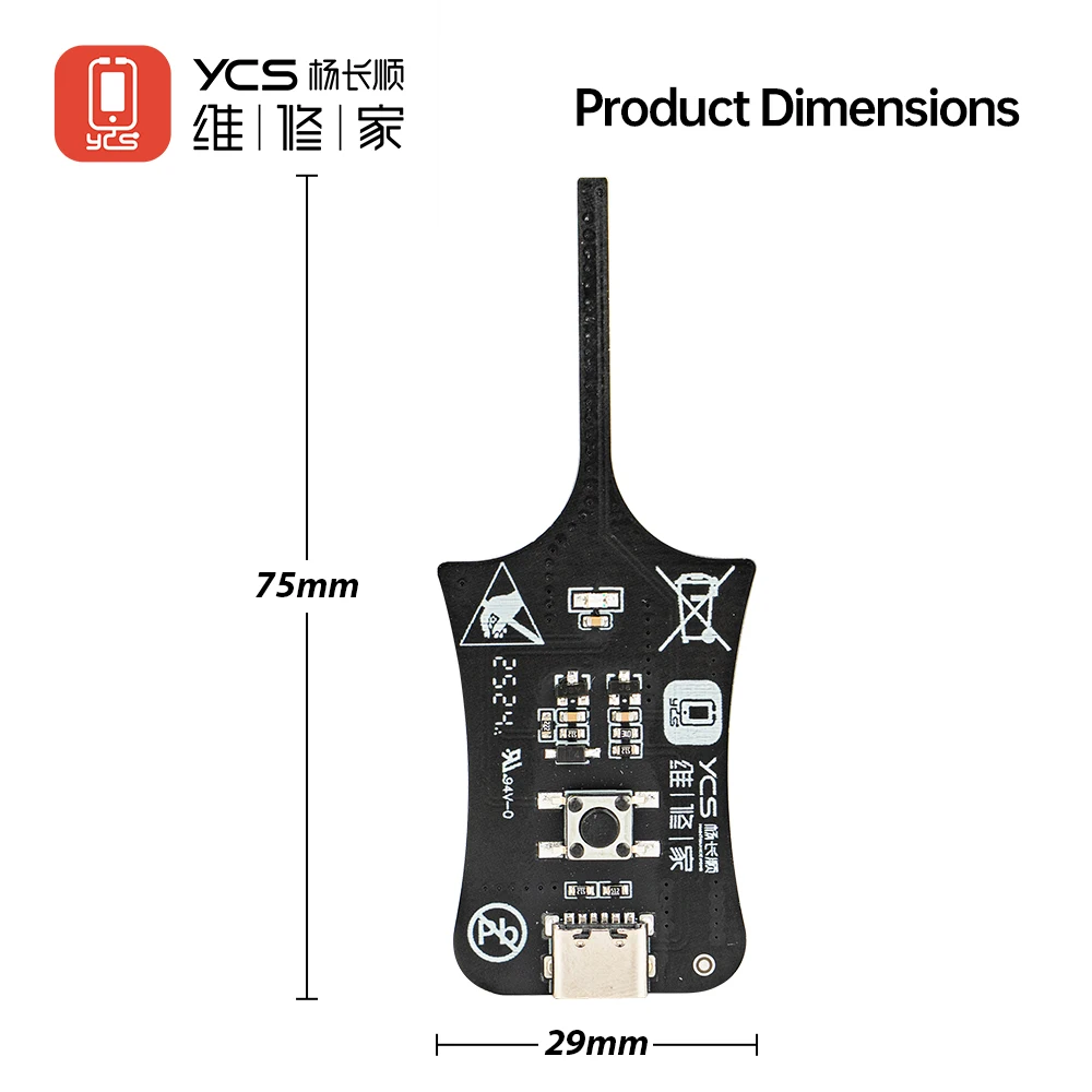 YCS Y-001 probador de bobina de placa base herramienta de detección de Inductor para reparación de PC inducción electromagnética control de fallos rápidos - imagen 5