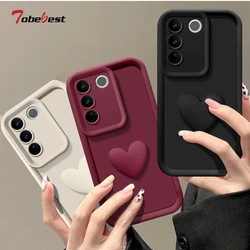Samsung Galaxy S20-S24 – Funda de Silicona Suave con Corazón