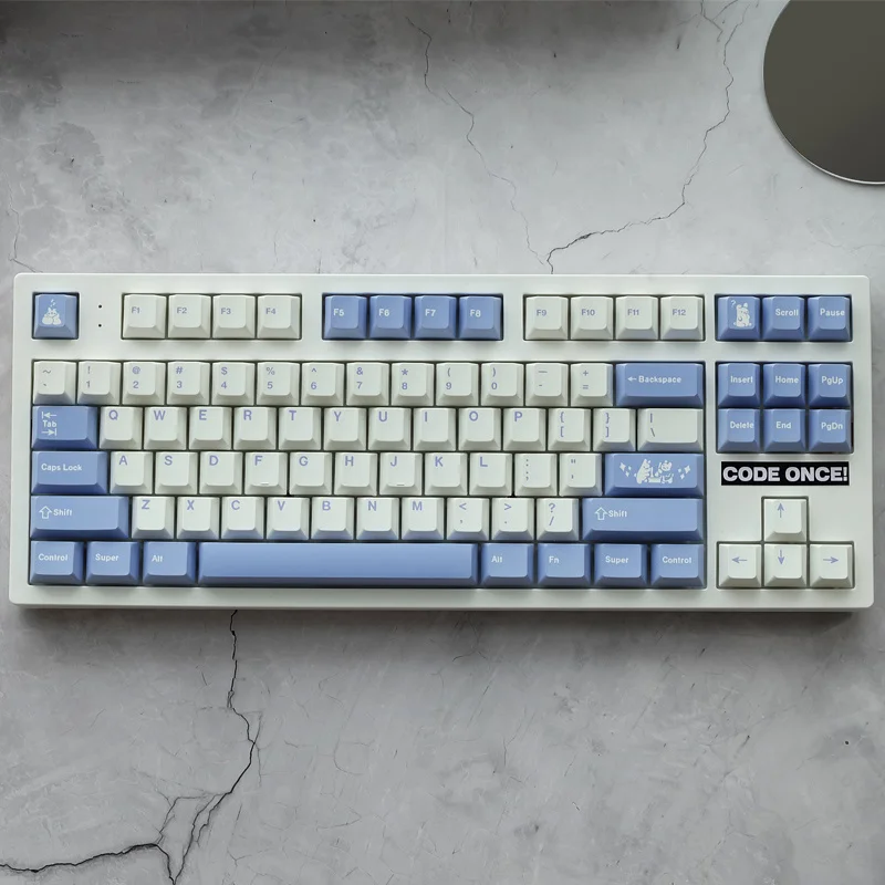 1 Juego de GMK Noel Ártico Haku Kaiju botánico Momo Yume Tuzi flor de melocotón Shoko Fuyu teclas PBT tinte subcama tapa de llave perfil de cereza