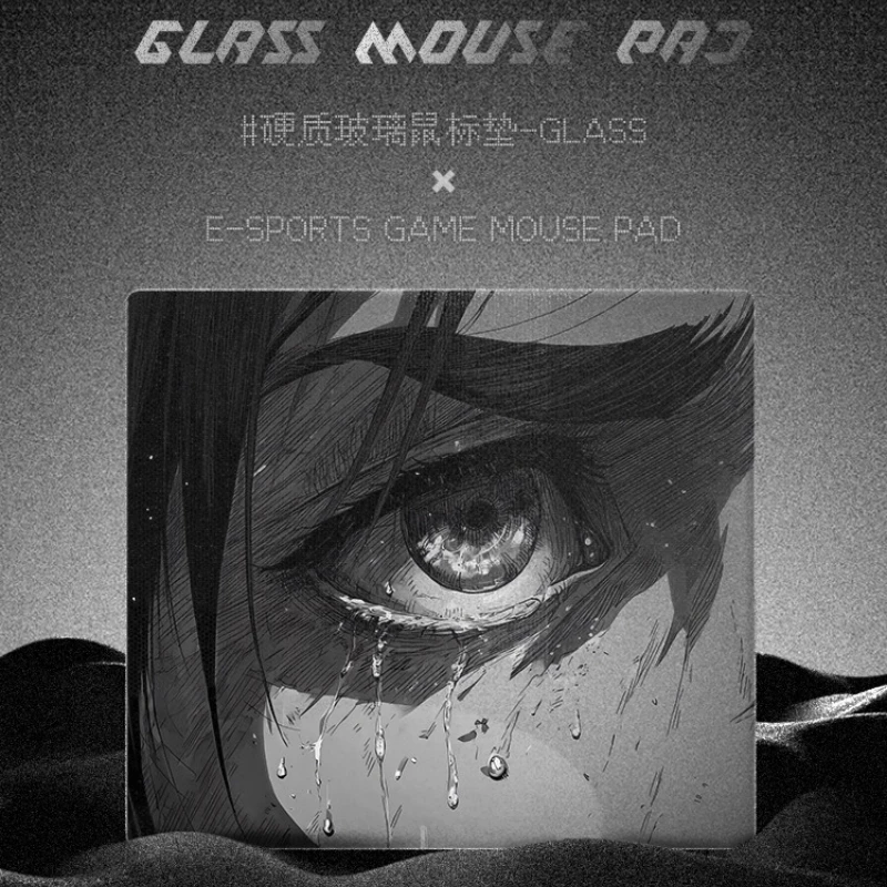 Alfombrilla de ratón para juegos de vidrio fotovoltaico ATOM, templada, mejorada, súper grande, suave, a prueba de manchas, FPS, alfombrilla de escritorio para juegos de oficina