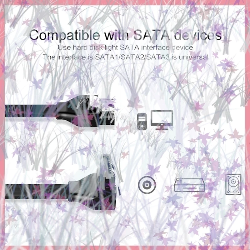 Cable SATA 2,0 de 40/45cm, línea de datos 3,0 a disco duro SSD, Cable adaptador recto de 90 grados para placa base Asus MSI Gigabyte B6 - imagen 5