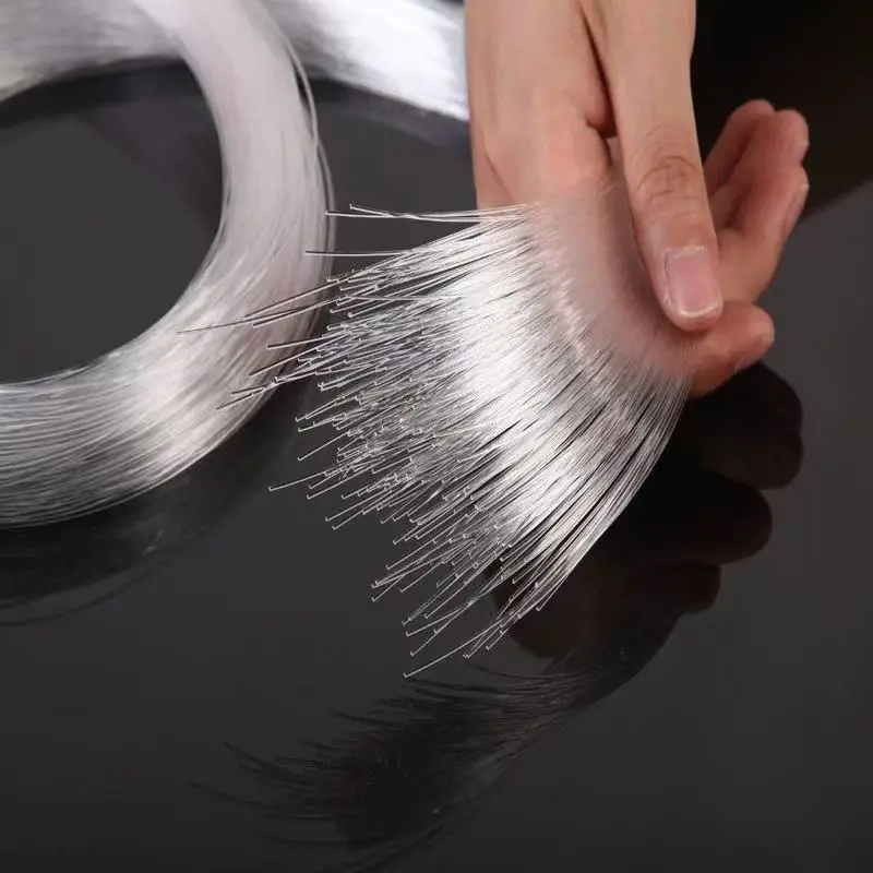 1mtr fibra de núcleo grande fibra óptica de cuarzo fibra de sílice energía fibra óptica desnuda 400-2200nm VIS-IR núcleo grande envío gratis ELINK S