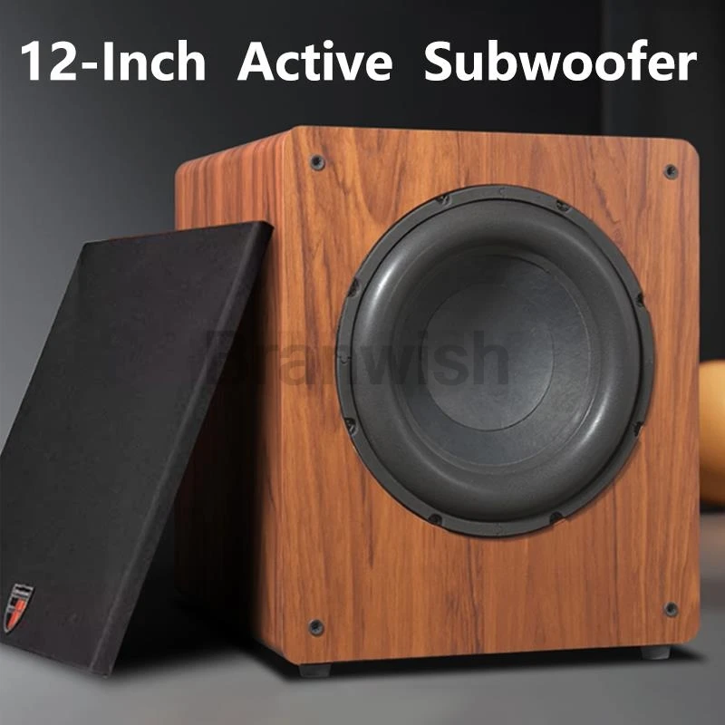 12 pulgadas 200W alta potencia Super Subwoofer KTV TV en casa altavoz de graves sonido envolvente altavoz Home Theater caja de sonido activa 6Ω - imagen 2